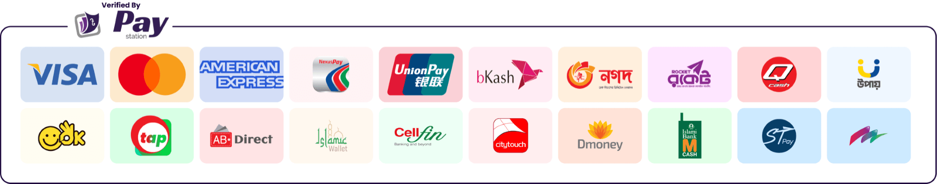 Verified by PayStation payment banner
